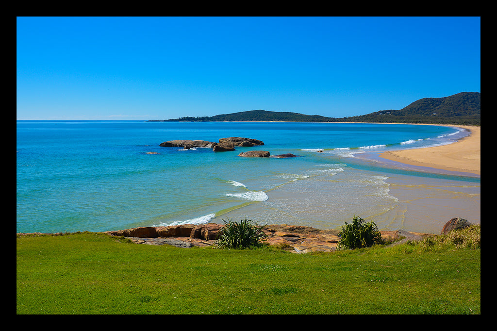 MAIN BEACH FROM THE HEADLAND