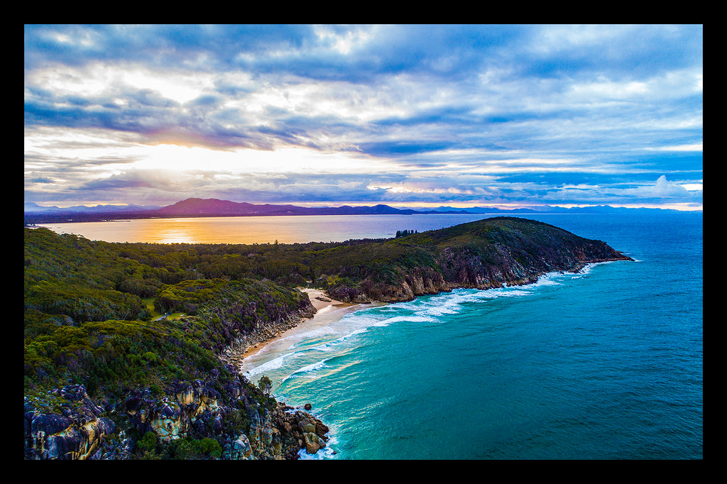 SUNSET OVER THE BAY
